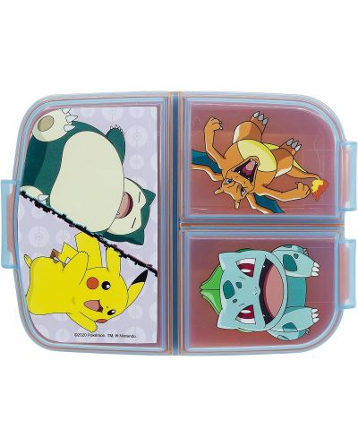 Кутия за храна Stor Pokémon - С 3 отделения - 2