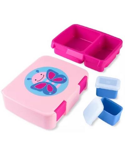 Кутия за храна Skip Hop Zoo - Bento, Butterfly - 3