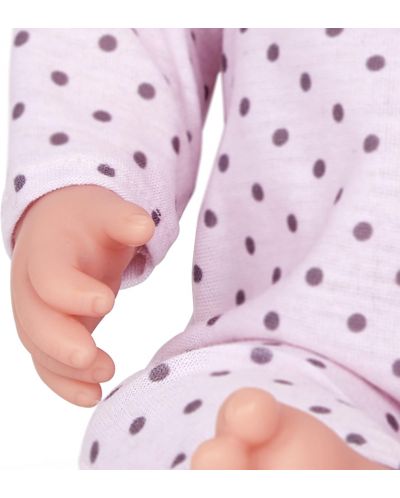 Кукла-бебе Battat Lulla Baby - С лилава пижама на точки и шапка - 3