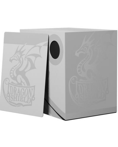 Кутия за карти Dragon Shield Double Shell - Ashen White/Black (150 бр.) - 2