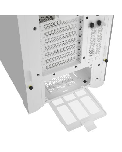 Кутия Corsair - iCUE 5000D RGB Airflow, mid tower, бяла/прозрачен - 9
