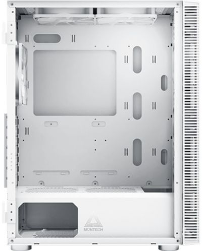 Кутия MONTECH - X3 MESH, mid tower, бяла/прозрачна - 2