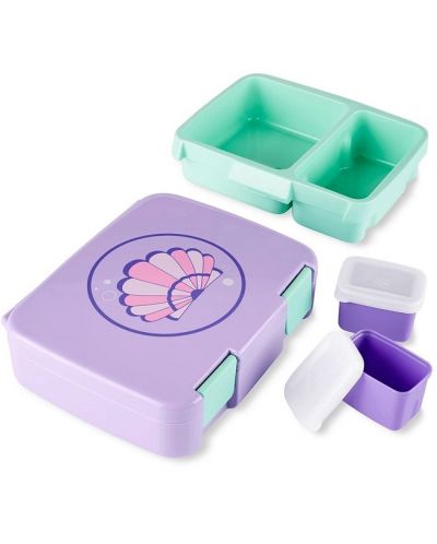 Кутия за храна Skip Hop Spark Style - Bento, Seashell - 3