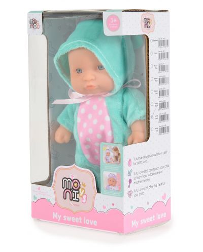 Кукла Moni Toys - С костюм на ментово зайче, 20 cm - 3