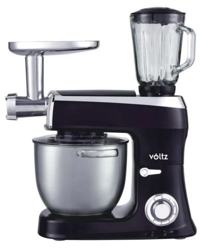 Кухненски робот Voltz - V51115AS, 2100W,  6 степени, 7.5 l, черен - 1