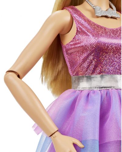 Кукла Barbie - С розова рокля, 71 cm - 4