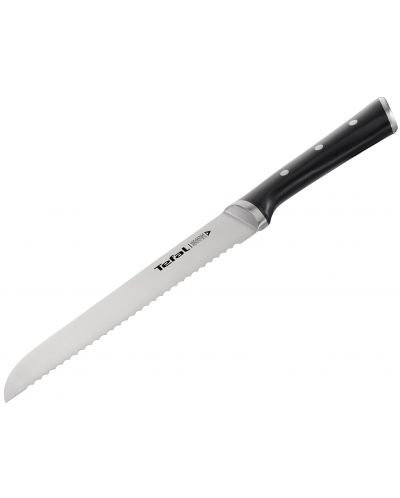 Кухненски нож за хляб Tefal - Ingenio Ice Force, 20 cm, черен - 1