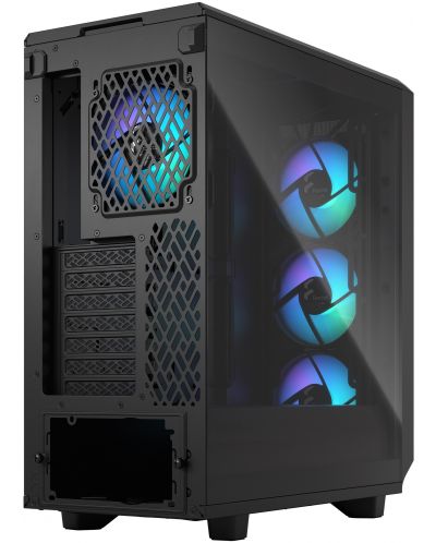 Кутия Fractal Design - Meshify 2 Compact RGB, mid tower, черна/прозрачна - 6