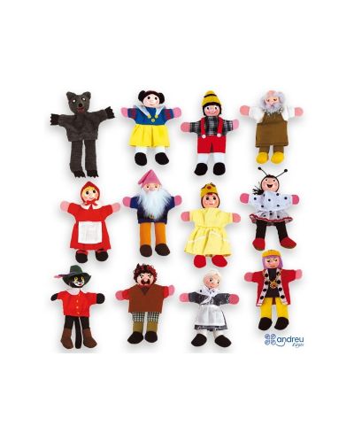 Кукли за пръсти Andreu Toys - Приказни герои - 1