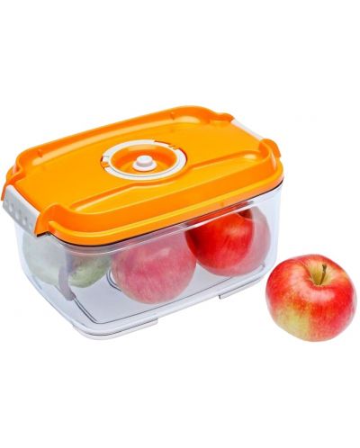Кутия за вакуумиране Status - Health, 2 l, BPA Free, оранжева - 1