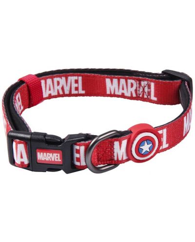 Кучешки нашийник Cerda Marvel: Avengers - Logos, размер S/M - 1
