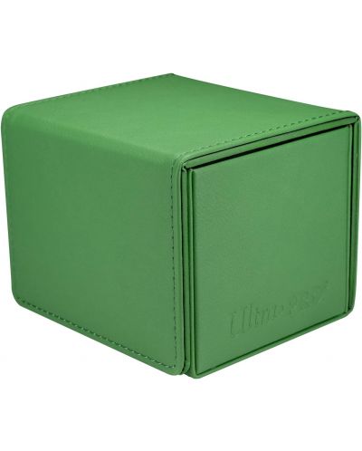 Кутия за карти Ultra Pro Vivid Alcove Edge - Green (100 бр.) - 1