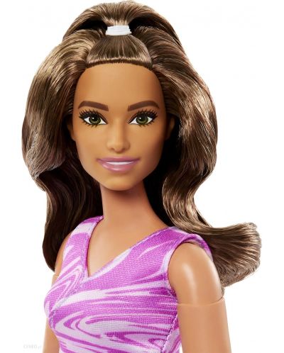 Кукла Barbie Made to Move - С кафява коса и лилав потник - 4