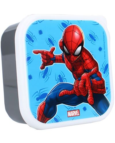 Кутия за храна 3 в 1 Vadobag Let's Eat - Spider-Man - 3