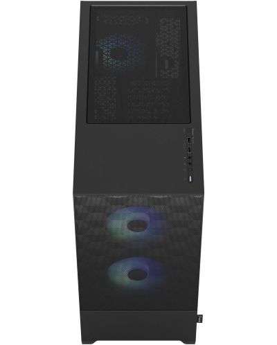 Кутия Fractal Design - Pop Air RGB, mid tower, черна/прозрачна - 3