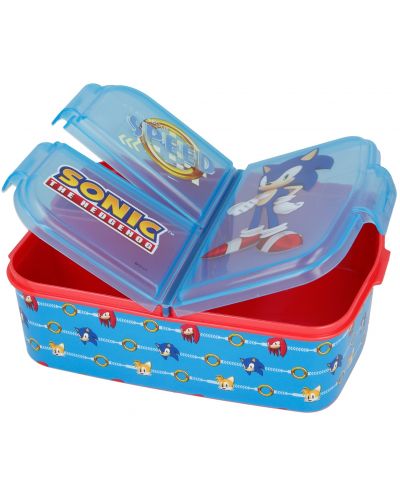 Кутия за храна Sonic - с 3 отделения - 2