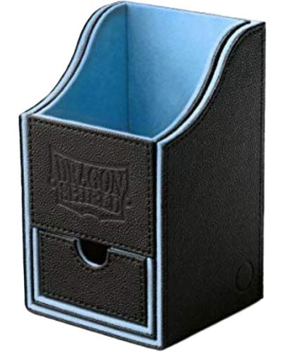 Кутия за карти Dragon Shield Nest Box - Black/Blue (100 бр.) - 1