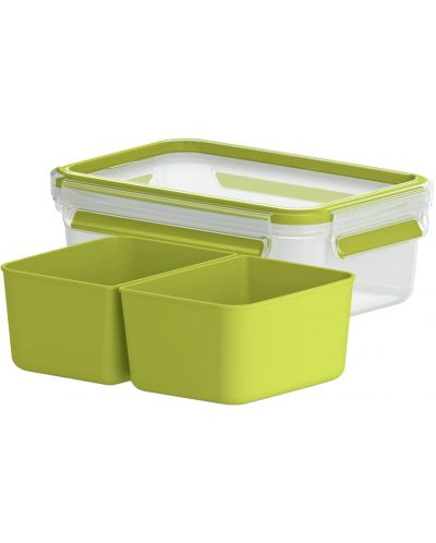 Кутия за храна Tefal - Clip & Go, K3100512, 1 L, зелена - 2