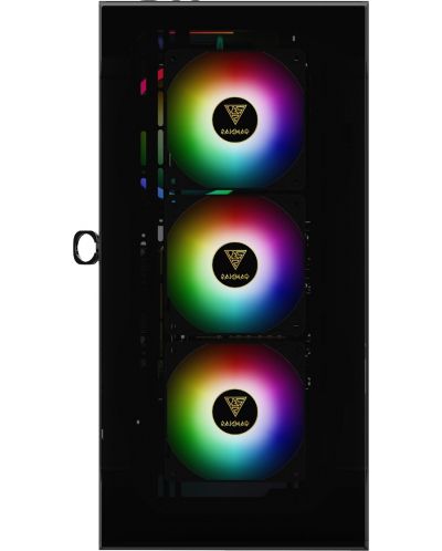 Кутия Gamdias - TALOS E2 Elite RGB, mid tower, черна/прозрачна - 9