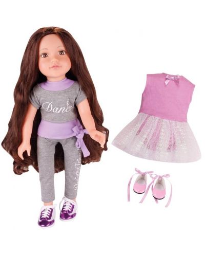 Кукла Design a Friend - Дарси, с дълга коса за прически и аскесоари, 46 cm - 1