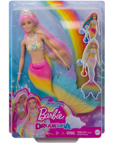 Кукла Mattel Barbie Dreamtopia Color Change - Русалка - 1