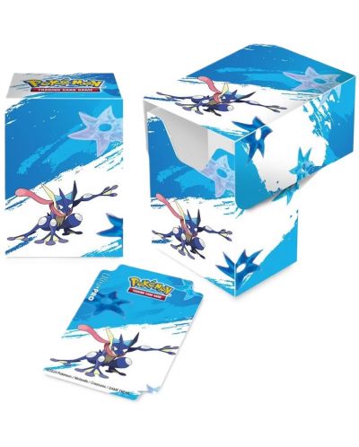 Кутия за съхранение на карти Ultra Pro Deck Box: Pokemon TCG - Greninja (75 бр.) - 1