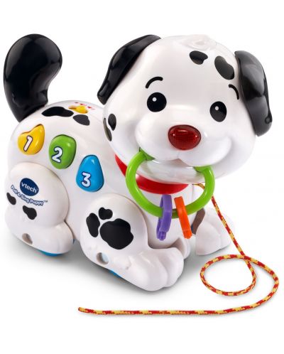 Бебешка играчка Vtech - Музикално кученце, за дърпане - 1