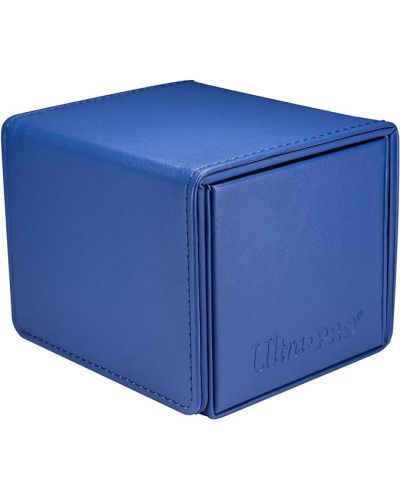 Кутия за карти Ultra Pro Vivid Alcove Edge - Blue (100 бр.) - 1