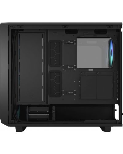 Кутия Fractal Design - Meshify 2 Lite RGB, mid tower, черна/прозрачна - 5