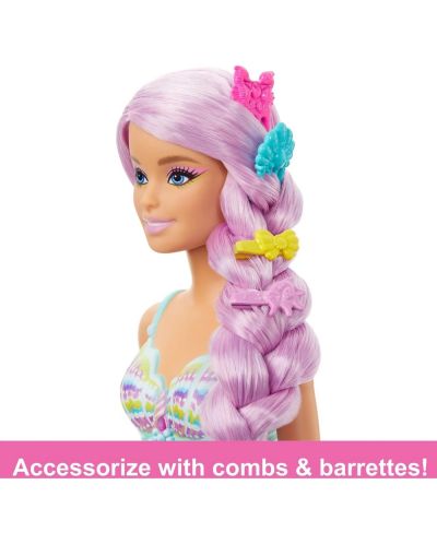 Кукла Barbie - Русалка с лилава коса и аксесоари - 5