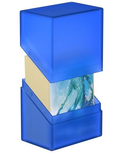 Кутия за карти Ultimate Guard Boulder Deck Case - Standard Size, синя (60 бр.) - 3