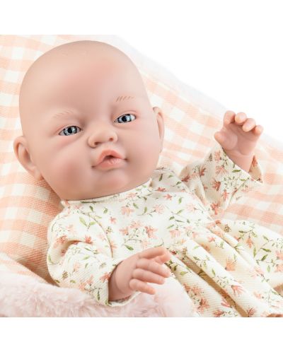 Кукла бебе Paola Reina Los Bebitos - Момиченце с одеяло, 45 cm - 2