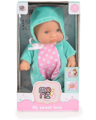 Кукла Moni Toys - С костюм на ментово зайче, 20 cm - 2
