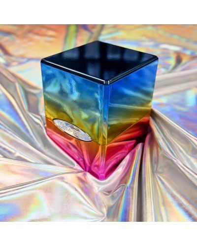 Кутия за карти Ultra Pro Hi-Gloss Satin Cube - Rainbow (100+ бр.) - 3