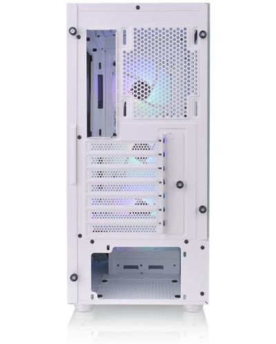 Кутия Thermaltake - S200 TG ARGB Snow, mid tower, бяла/прозрачна - 6