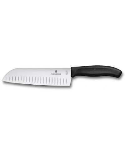 Кухненски нож сантоку Victorinox - Swiss Classic, 17 cm, черeн - 1