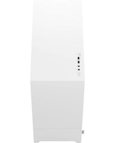 Кутия Fractal Design - Pop Silent, mid tower, бяла/прозрачна - 2