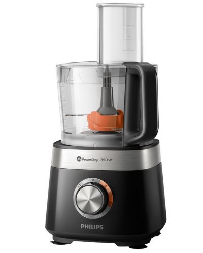 Кухненски робот Philips - HR7530/10, 850W, 3 степени, 2.1 l, черен - 2