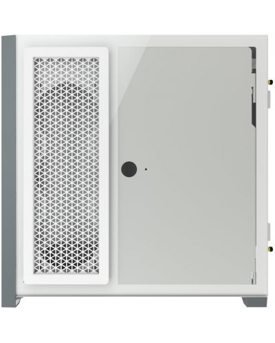 Кутия Corsair - iCUE 5000X RGB, mid tower, бяла/прозрачна - 9