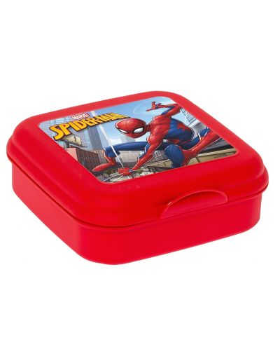 Кутия за сандвичи Disney - Спайдърмен, пластмасова - 1