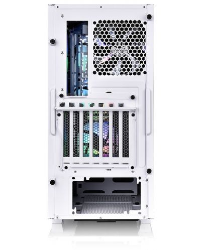 Кутия Thermaltake - V350 ARGB Air Snow, mid tower, бяла/прозрачна - 6