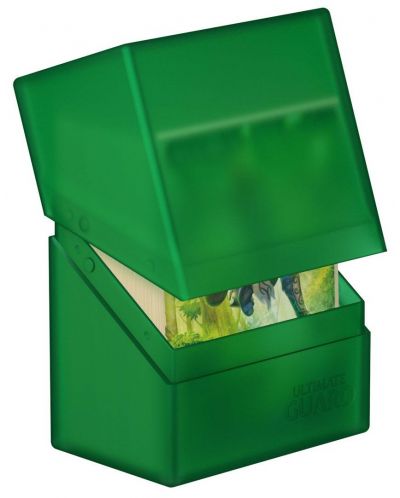 Кутия за карти Ultimate Guard Boulder Deck Case - Standard Size - Зелена (60 бр.) - 2