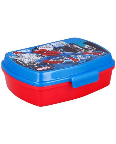 Кутия за храна Stor - Spiderman, синя - 3