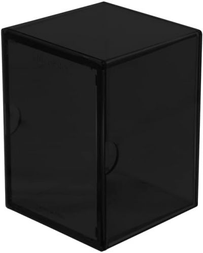 Кутия за карти Ultra Pro - Eclipse 2-Piece Deck Box, Jet Black (100+ бр.) - 1