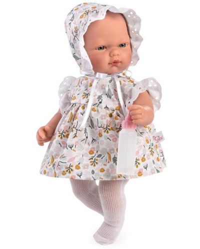 Кукла Asi Dolls - Бебе Оли, с рокля на цветя - 1