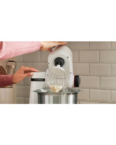 Кухненски робот Bosch - MUMS2EW20, 700 W, 4 степени, 3.8 l, бял - 5