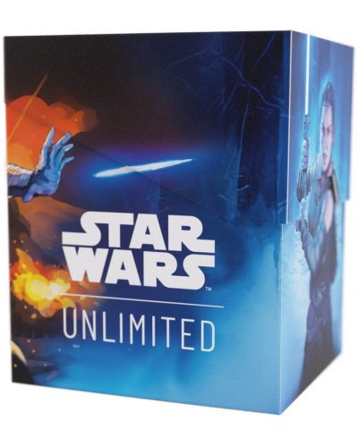 Кутия за карти Gamegenic - Star Wars: Unlimited Soft Crate - Rey/Kylo Ren (60 бр.) - 3