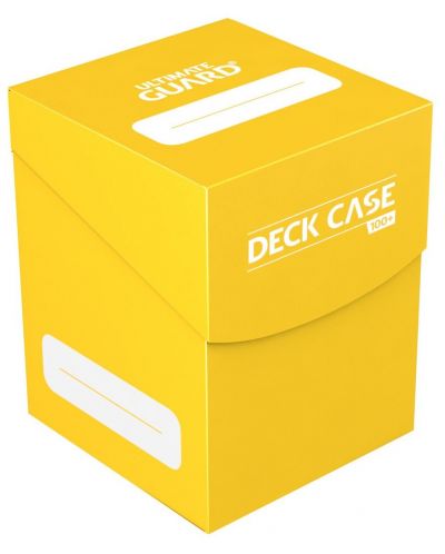 Кутия за карти Ultimate Guard Deck Case Standard Size - Жълта (100 бр.) - 1