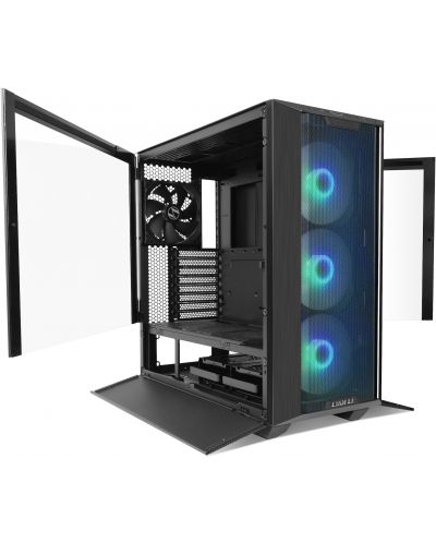 Кутия Lian-Li - Lancool III RGB, mid tower, черна/прозрачна - 5