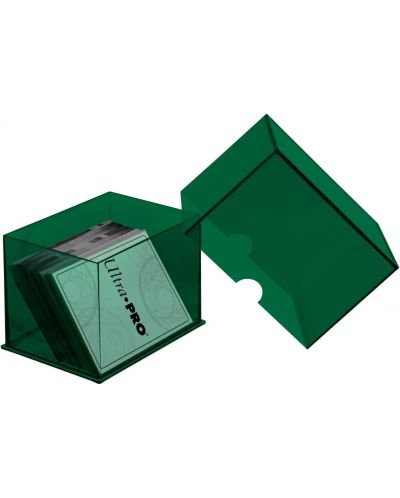 Кутия за карти Ultra Pro - Eclipse 2-Piece Deck Box, Forest Green (100+ бр.) - 2